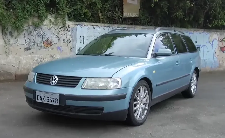 VW Passat Verde — AutoSuperBr - antes