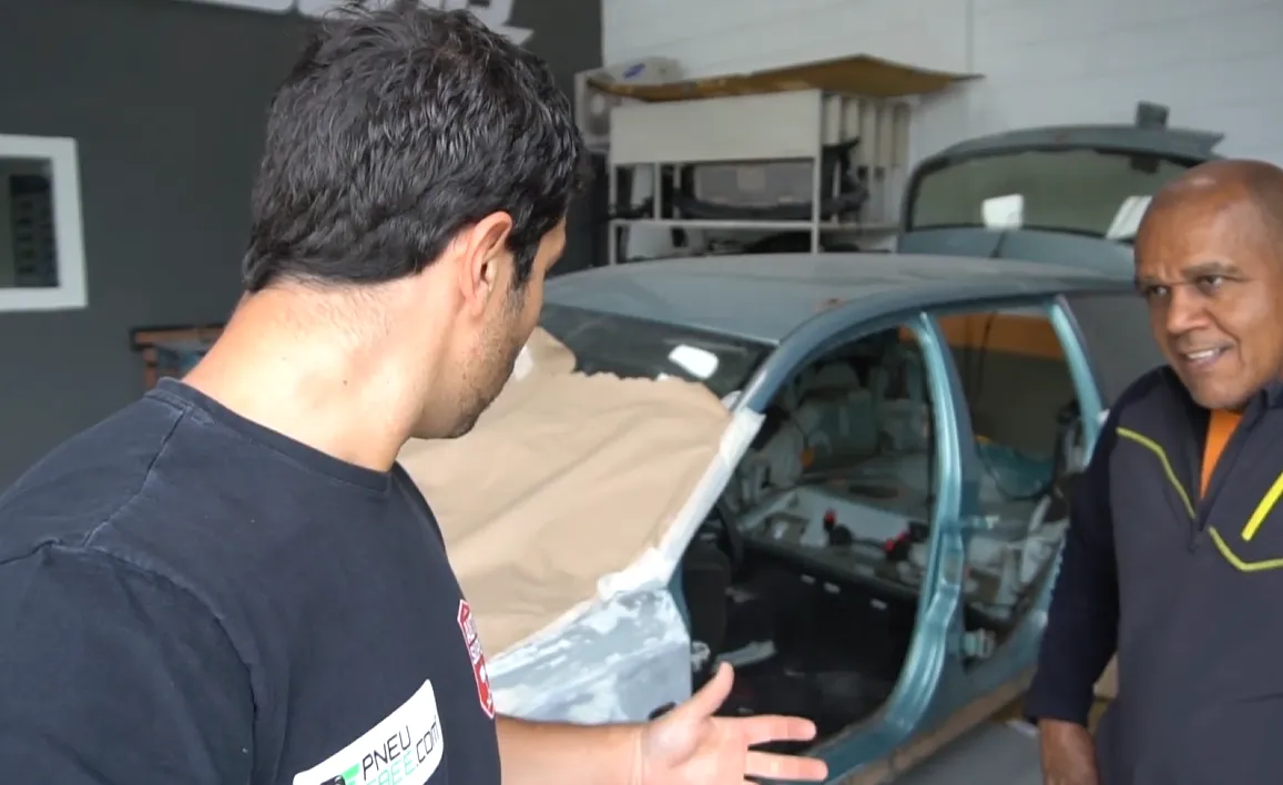 VW Passat Marrom — AutoSuperBr - antes