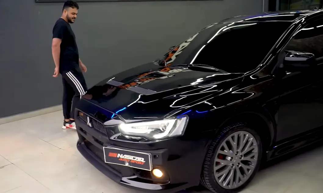 Mitsubishi Lancer para Evo X - depois