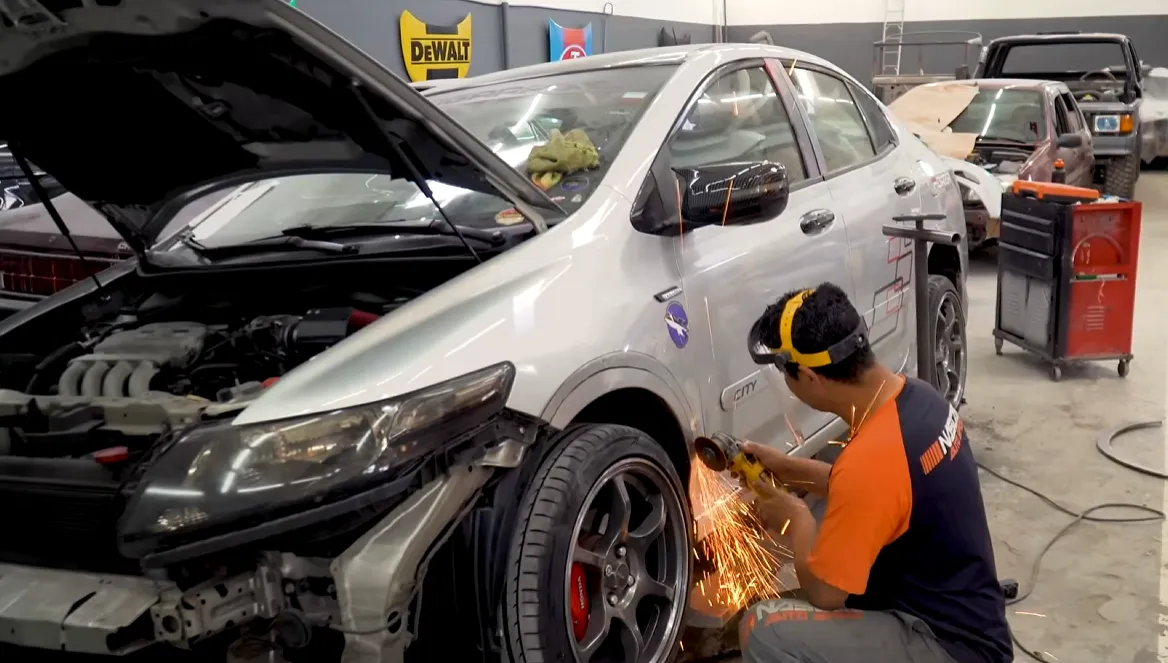 Honda City Alargado - antes